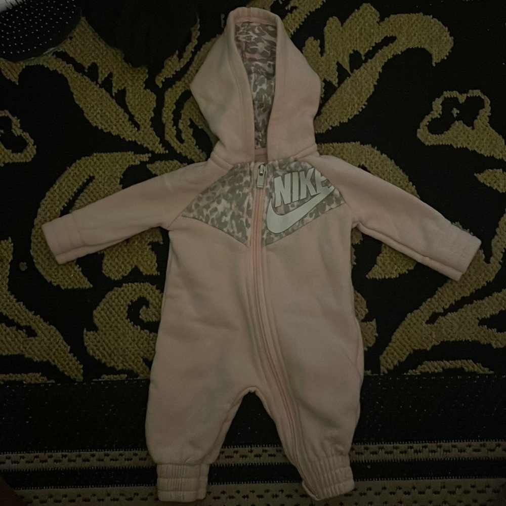 Nike, Pink Newborn Onsie